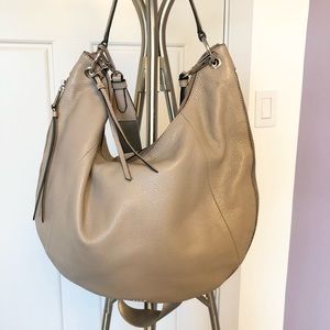 DKNY leather kidney bean purse